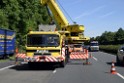 LKW in Boeschung A 3 Rich Frankfurt Hoehe Roesrath Lohmar P060